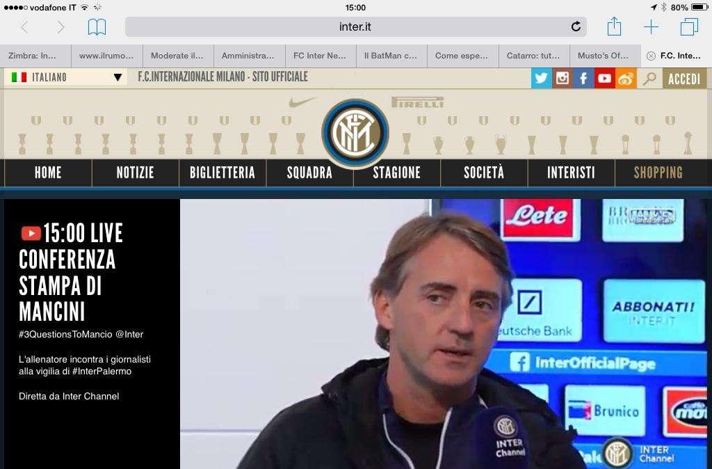 Mancini a IC: "Kovacic con Brozovic si può. Correia..."