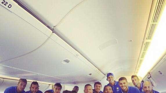 Icardi, foto di gruppo: "Si parte per la Cina"