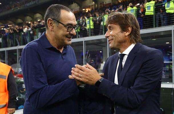 Juventus-Inter, terzo incrocio tra Sarri e Conte: finora un successo a testa