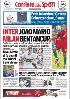 Prima CdS - Inter-Joao Mario. De Boer pressa Icardi