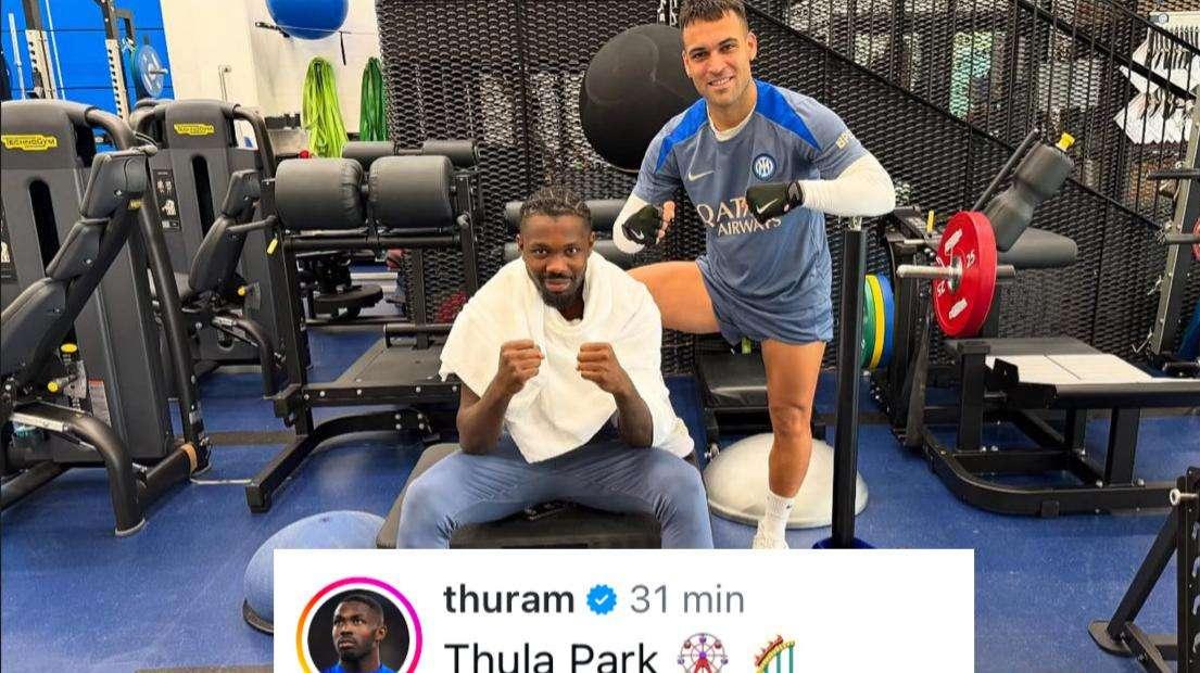 ThuLa Park ad Appiano Gentile: Marcus Thuram e Lautaro Martinez tornano al lavoro, felici e... di nuovo a casa