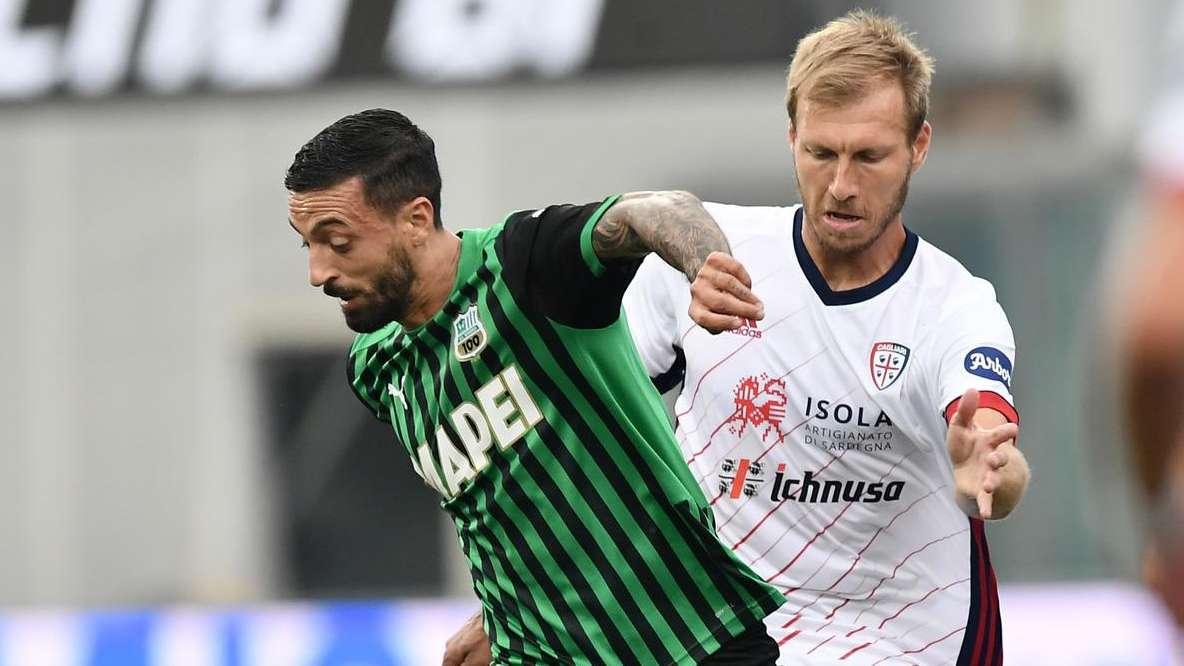 Sassuolo e Cagliari non si fanno male: Bourabia replica a Simeone, 1-1 al Mapei 