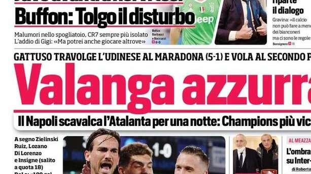 Prima pagina CdS - L'ombra di Mou su Inter-Roma