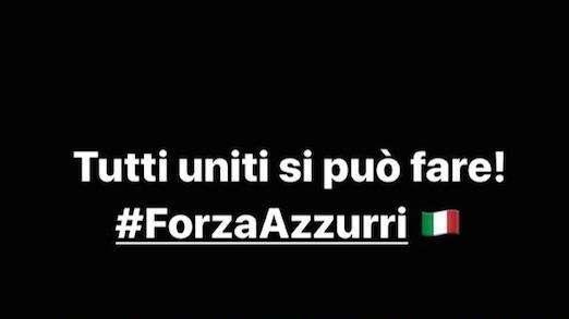 Carica Pinamonti: "Tutti uniti, forza Azzurri"