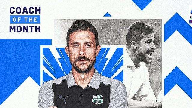 Serie A, Alessio Dionisi del Sassuolo è il Coach of the Month di settembre