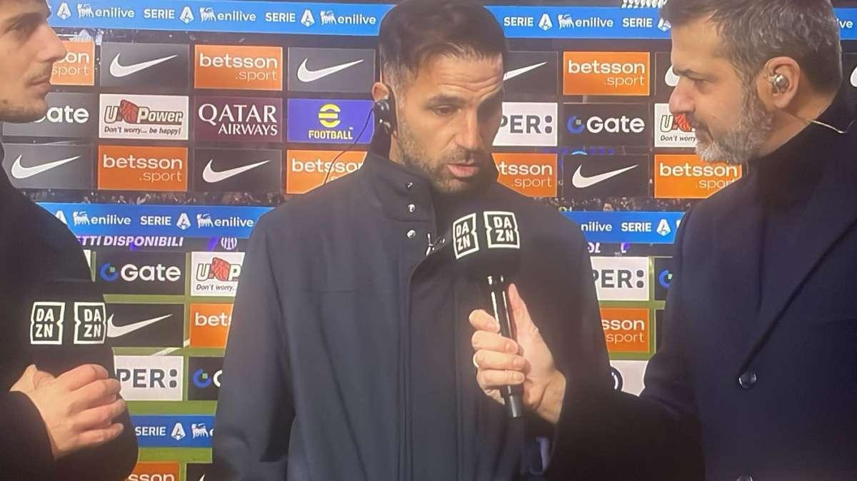 Como, Fabregas a DAZN: "Inter squadra top. Sarà importante pressare Calhanoglu, è il motore della squadra"