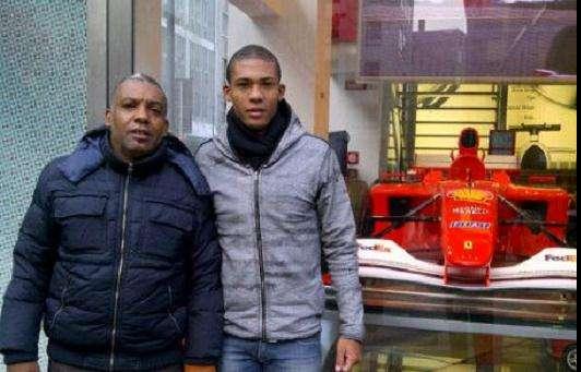 Juan Jesus con il padre nei suoi primi giorni milanesi
