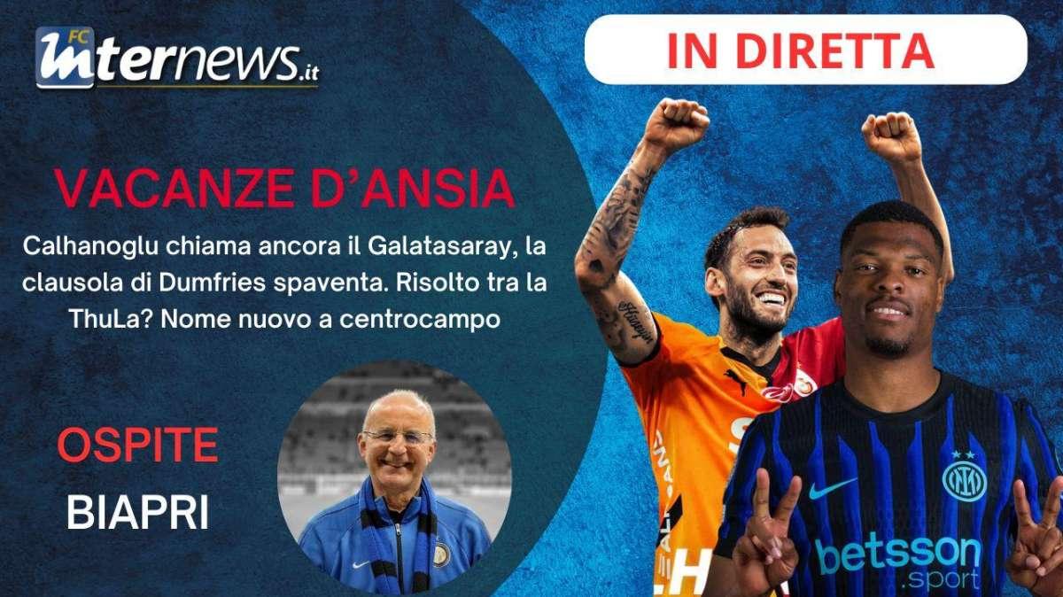 Rivivi la diretta! CALHA chiama il GALA: "Ora o mai più!". La CLAUSOLA di DUMFRIES e l'idea RIOS a centrocampo