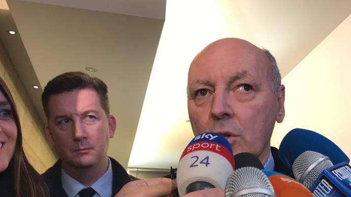 Marotta: "Il calcio è cambiato, oggi le società contano di più. Pure gli stadi. L'allenatore? C'è da essere razionali"