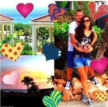 FOTO - Yolanthe: "Insieme a Wesley a Curaçao"