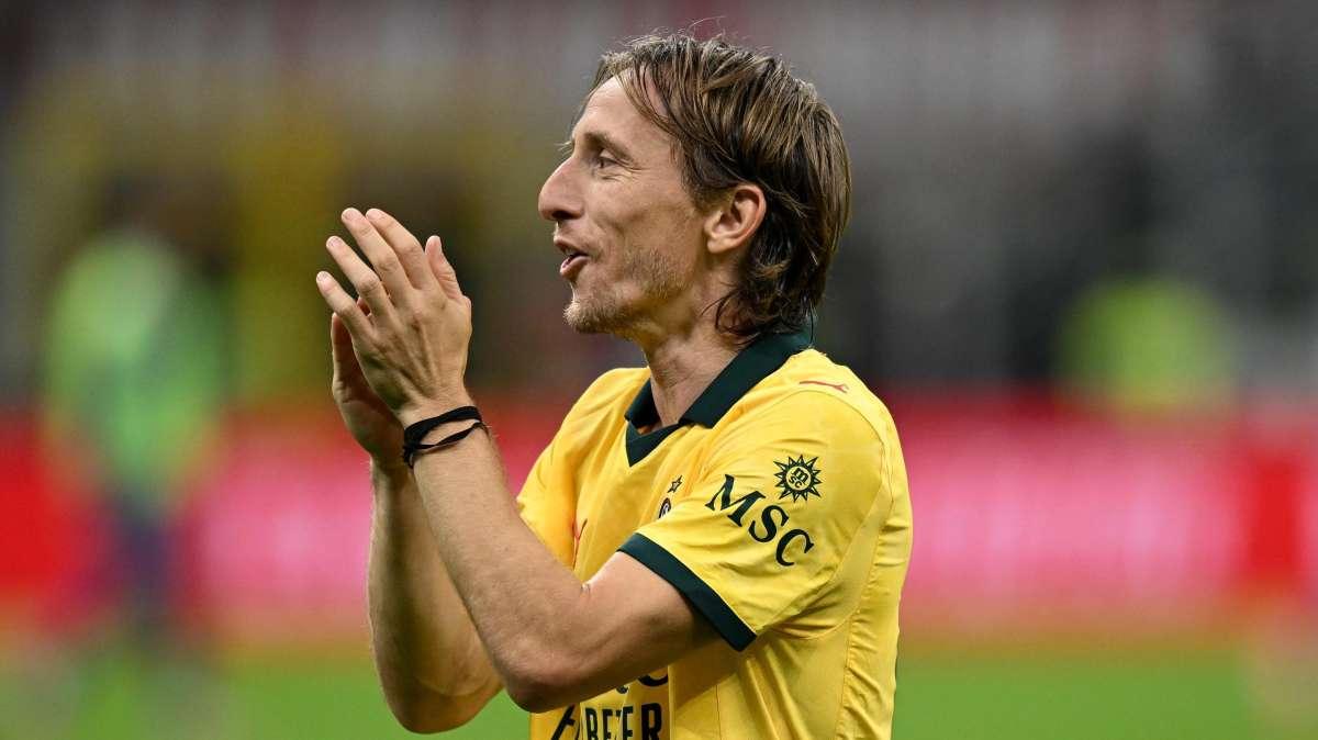 Modric: "Il livello della Serie A è molto alto, altrove non ci sono sfide come quelle contro Inter, Juve o Napoli..." 
