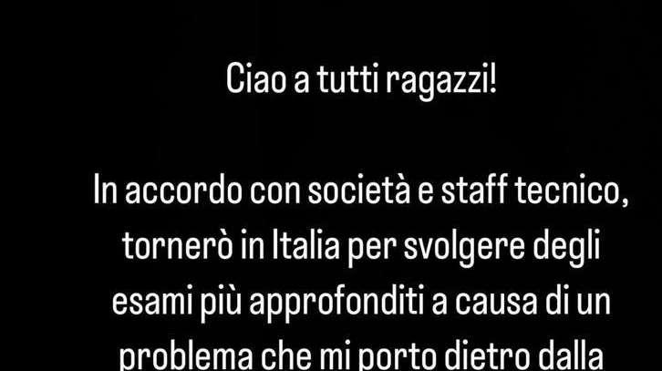 Frattesi conferma: "Torno in Italia per esami approfonditi, c'è un problema che mi porto dietro da Barcellona"