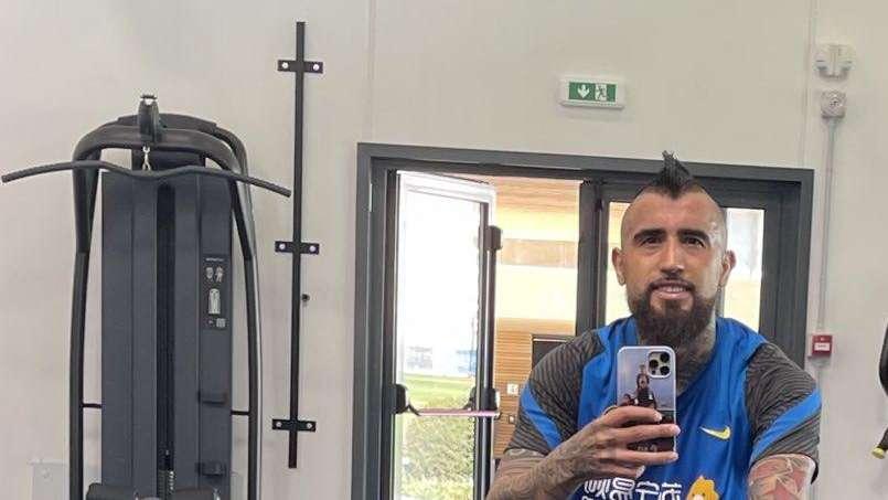 Vidal, allenamento in palestra e rientro in campo più vicino: "Terza tappa, tratto finale"