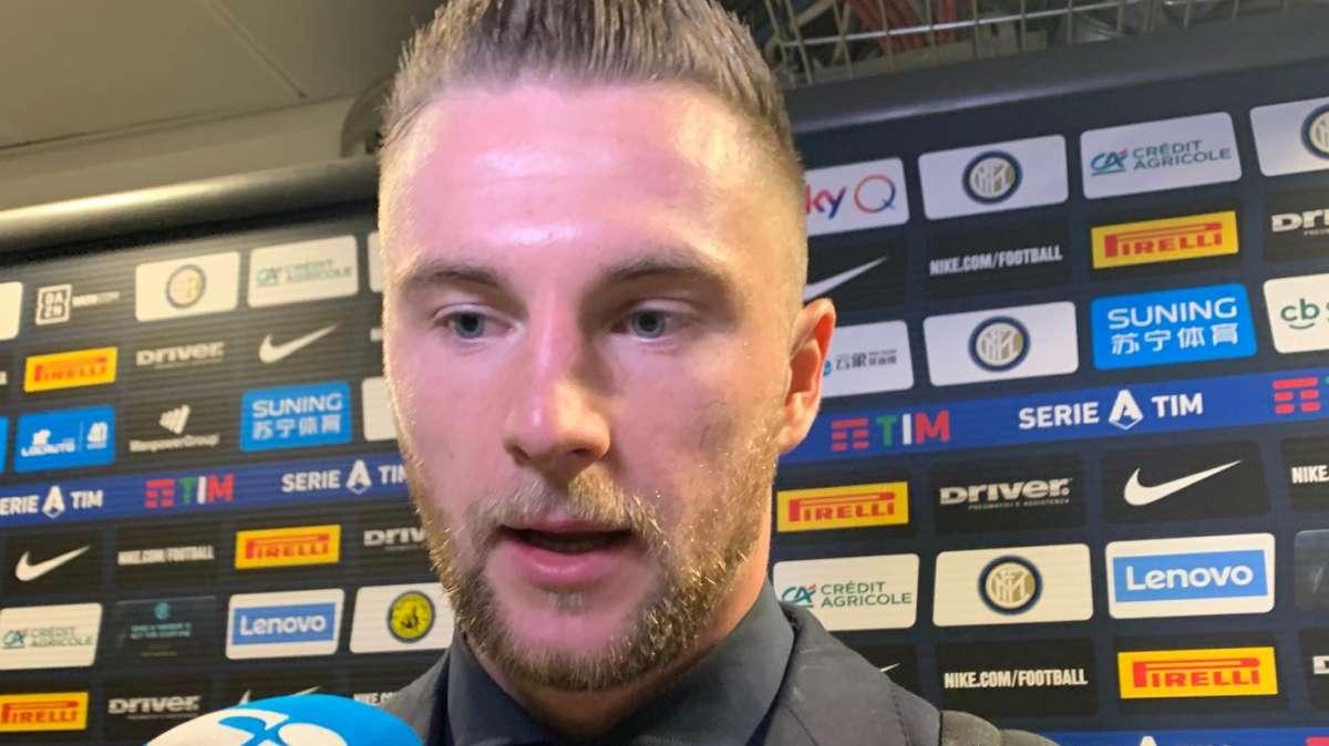 Skriniar in mixed zone: "Due punti persi, c'è stata anche sfortuna"
