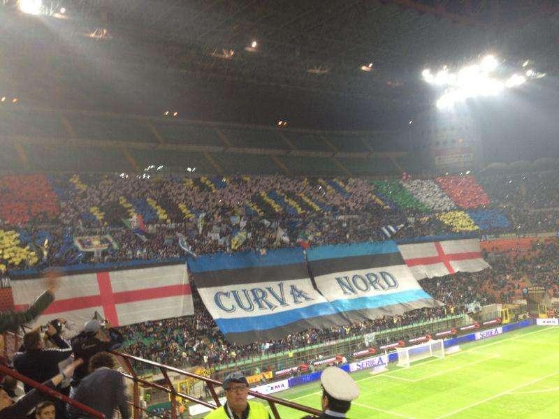 FOTO - La coreografia della Nord infiamma il Meazza