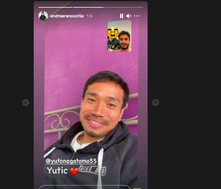 Ranocchia non dimentica il passato: sorrisi in videochiamata con Nagatomo 