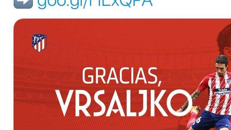 UFFICIALE - Vrsaljko, l'Atletico annuncia l'accordo con l'Inter