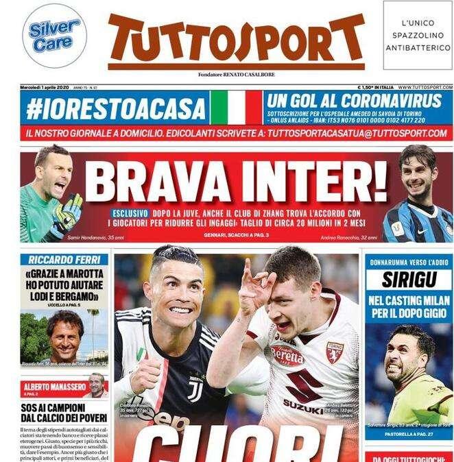 Prima TS - Brava Inter! Il club di Zhang trova l’accordo per gli ingaggi: taglio di circa 20 mln in 2 mesi