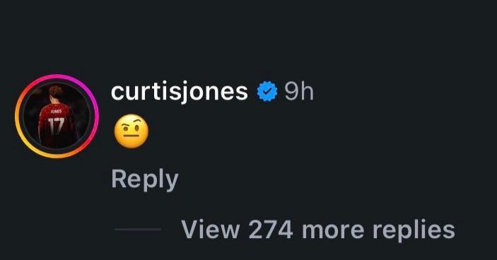 Curtis Jones, un emoticon per smentire il Nottingham