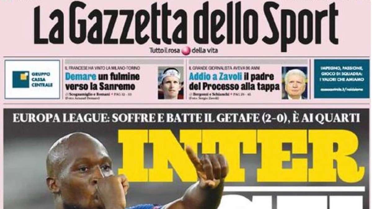 Prima GdS - Inter sì! Soffre e batte il Getafe. È ai quarti
