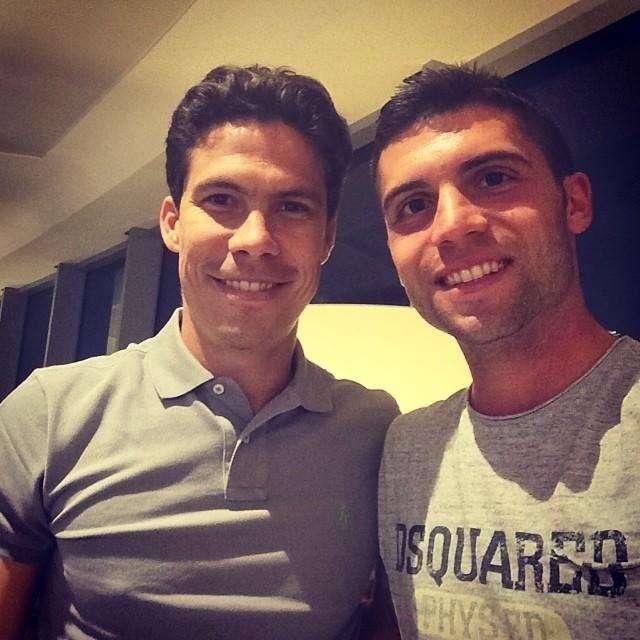 FOTO - Bessa con Hernanes: "Fenomeno, boa sorte!"