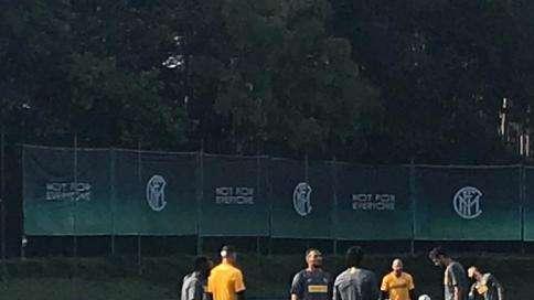 Squadra al lavoro ad Appiano: Conte divide il gruppo in due