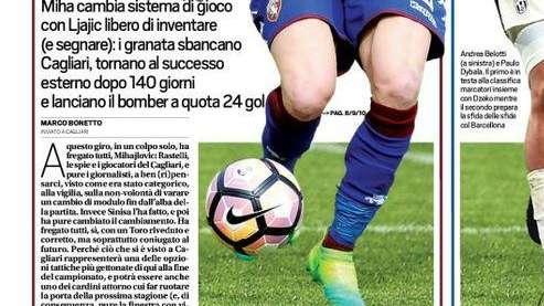 Prima pagina TS - Figuraccia Inter, Roma e Milan super
