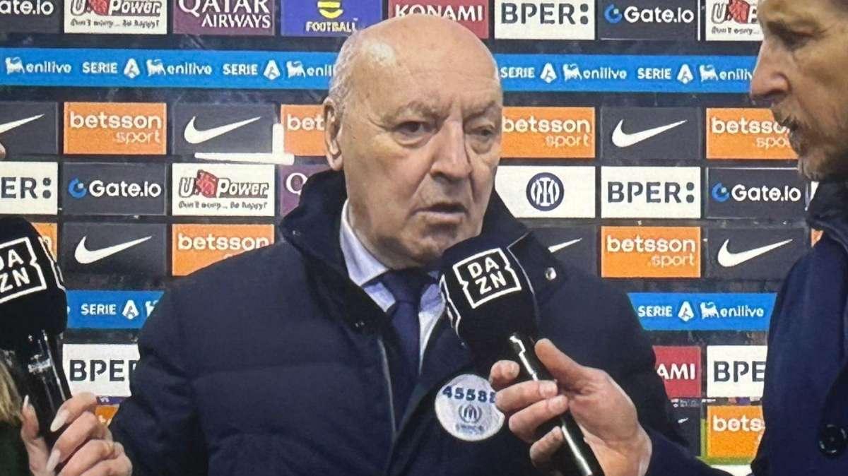 Marotta a DAZN: "Il ko di giovedì deve essere uno stimolo in più. Joao Felix? Non abbiamo avviato nessuna negoziazione"