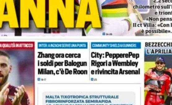 Prima TS - Zhang ora cerca i soldi per Balogun