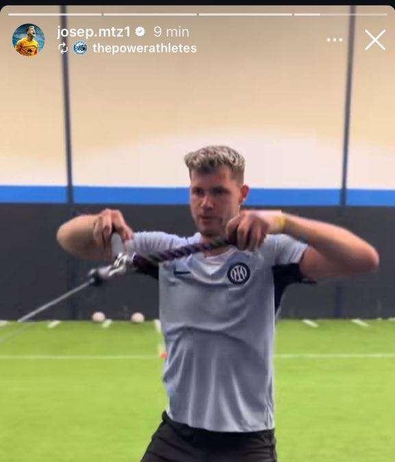 Martinez lavora già alacremente in attesa del ritiro con i nerazzurri: il video social
