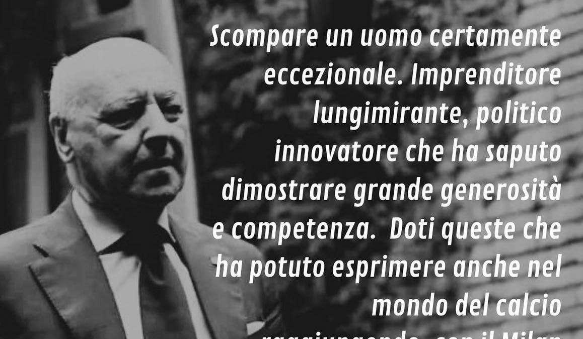 Addio a Berlusconi, Marotta: "Un uomo eccezionale, nel calcio ha segnato un'epoca"