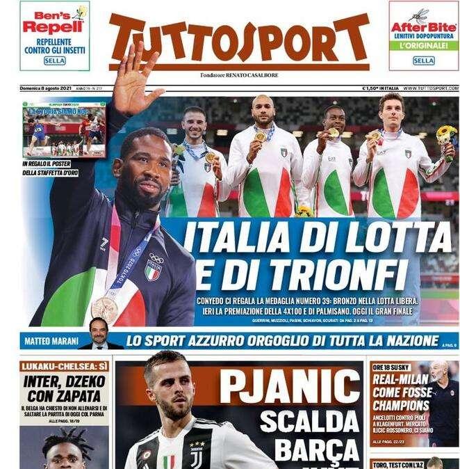 Prima TS - Inter, Dzeko con Zapata