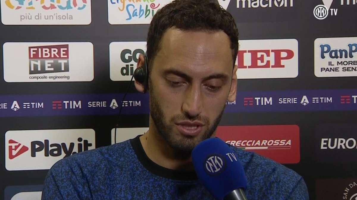 Calhanoglu a ITV: "Mi spiace per il passaggio sbagliato. Siamo entrati bene nel secondo tempo"
