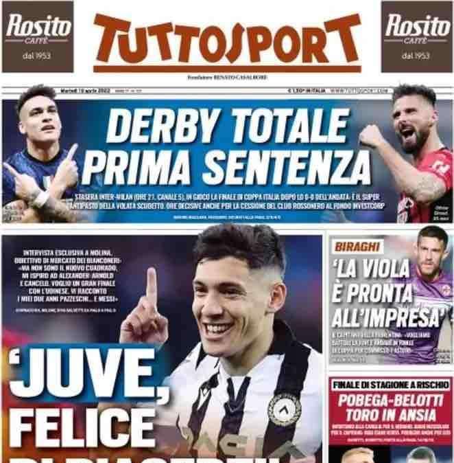 Prima TS - Derby totale, prima sentenza