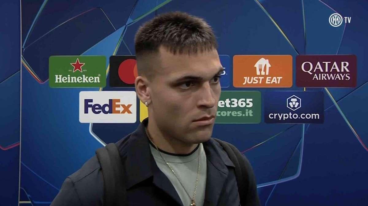 Lautaro a ITV: "150 gol con l'Inter, tutti speciali, ma quello di stasera vale qualcosa in più"
