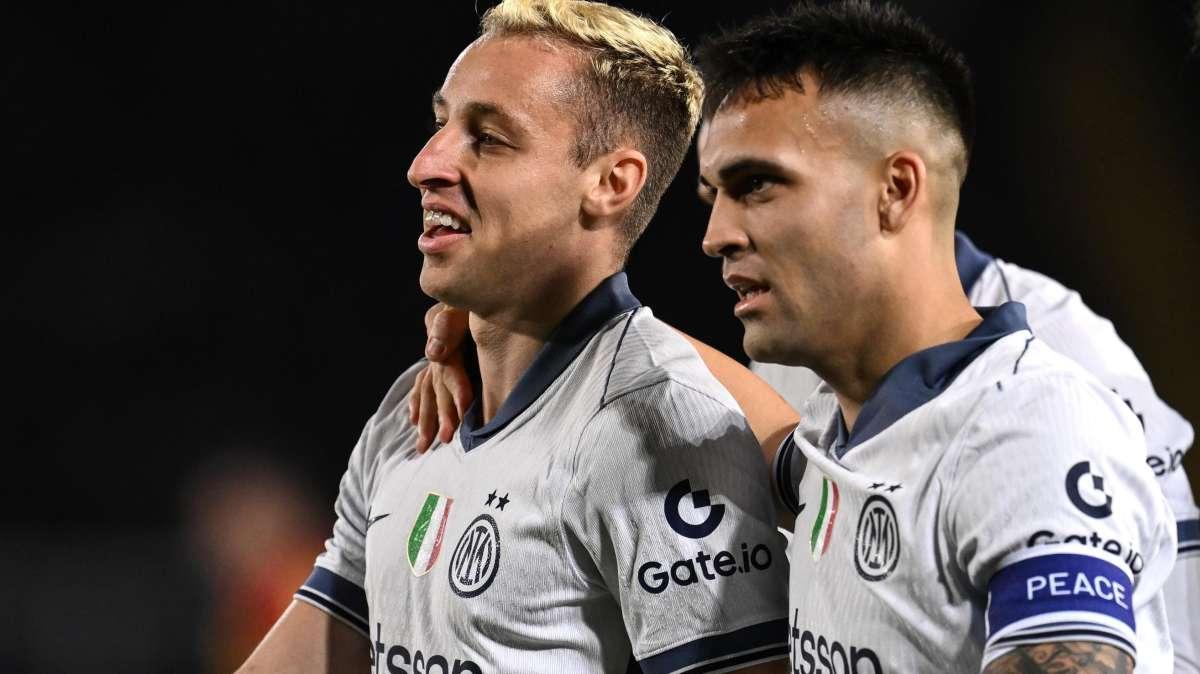 Lecce-Inter, Frattesi vince il testa a testa con Lautaro. Thuram avanza