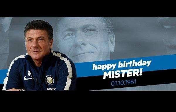 Tutta l'Inter fa gli auguri a Walter Mazzarri: sono 53