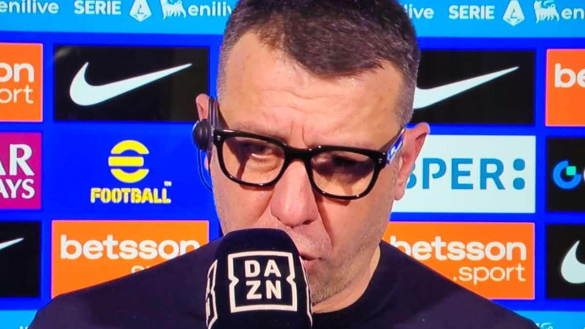 Empoli, D'Aversa a DAZN: "Ottima gara per 60', poi è arrivato il gol di un campione. Esposito in panchina perché..."