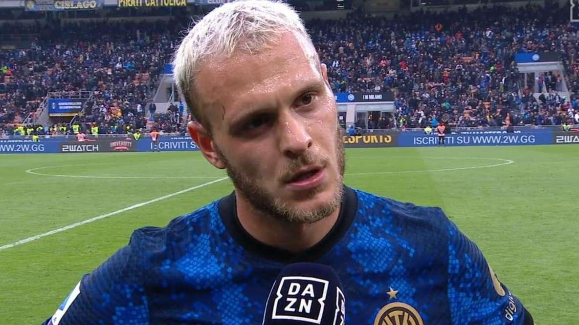 Dimarco al 45': "Queste partite qua bisogna chiuderle il prima possibile, importante essere andati sul 2-0"