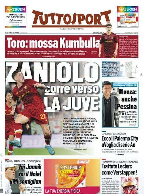 Prima TS - Zaniolo corre verso la Juve. Koulibaly e Bremer nel mirino di Cherubini