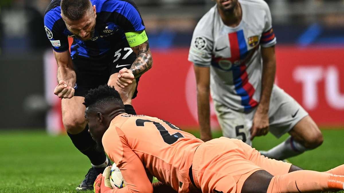GdS - Verso il Barça: servirà un'Inter pratica e in attesa dell'onda giusta. Fondamentale Onana