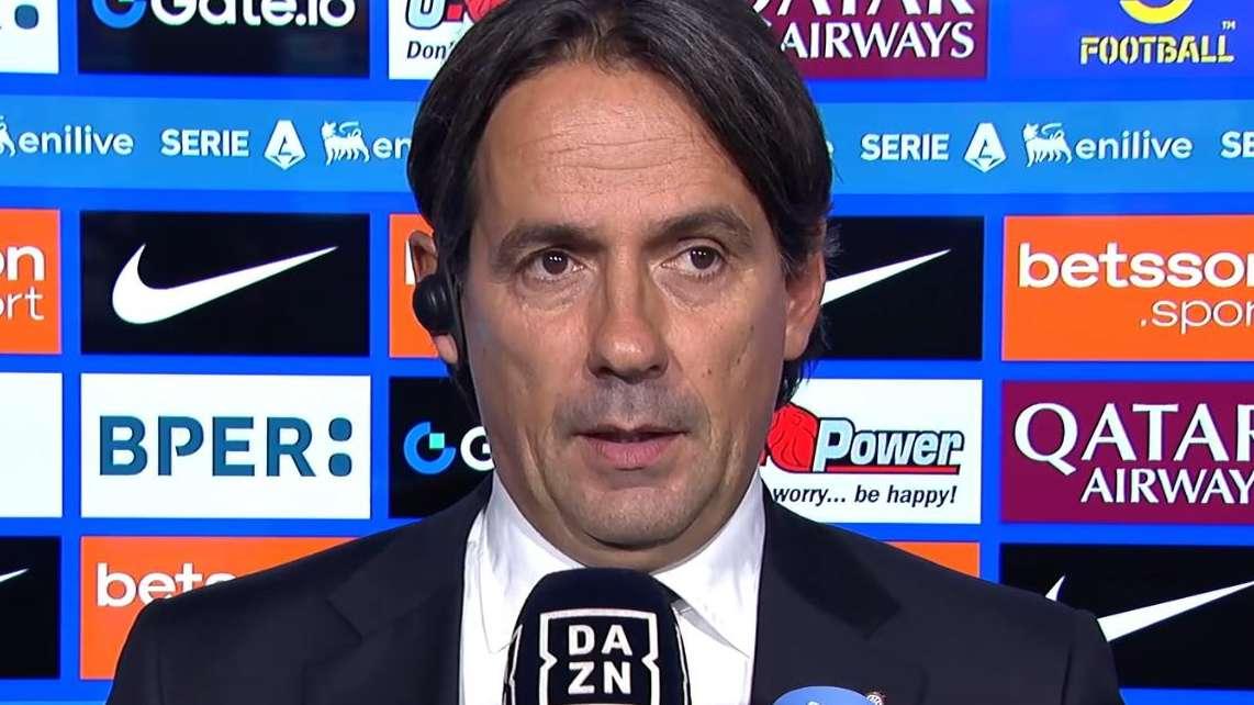 Inzaghi a DAZN: "Tante squadre hanno investito per lo stesso obiettivo dell'Inter. Thuram? Spero non sia nulla di grave"