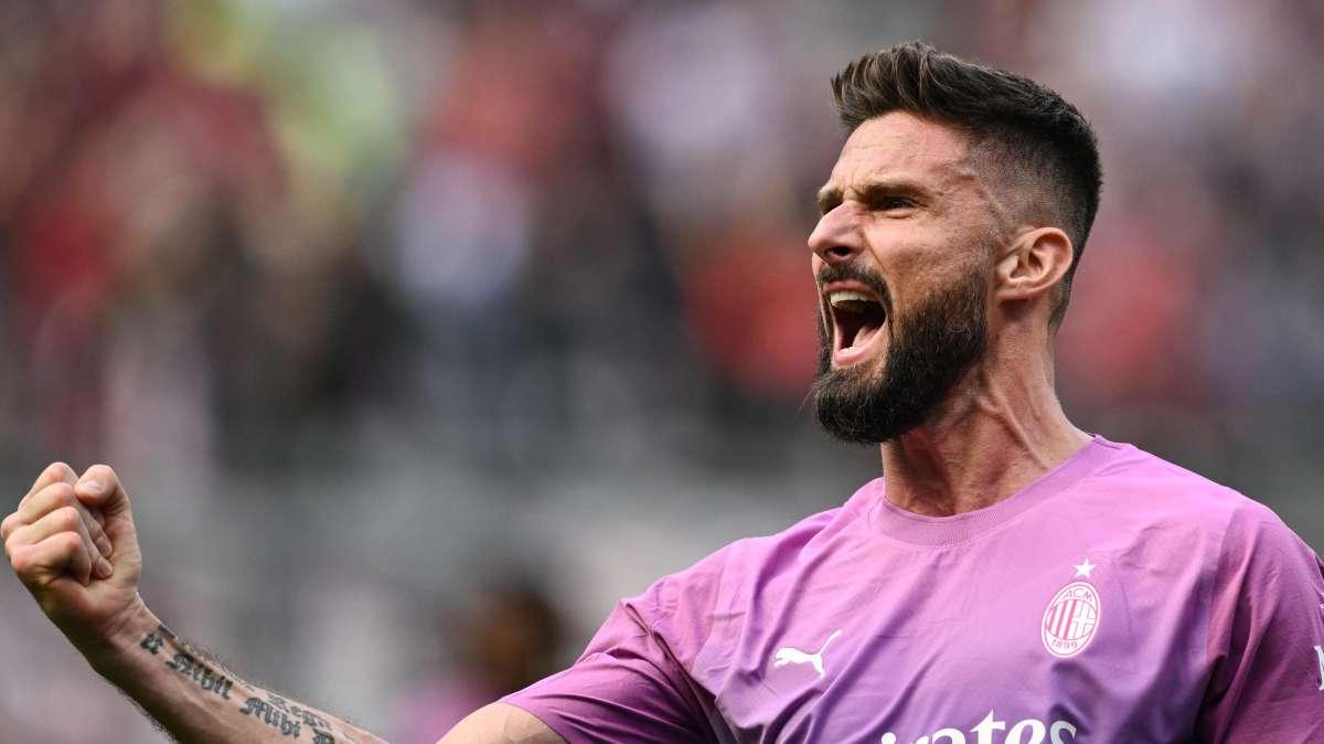 Giroud e l'ultimo derby di Milano, l'Inter è una delle sue vittime preferite in A: i numeri