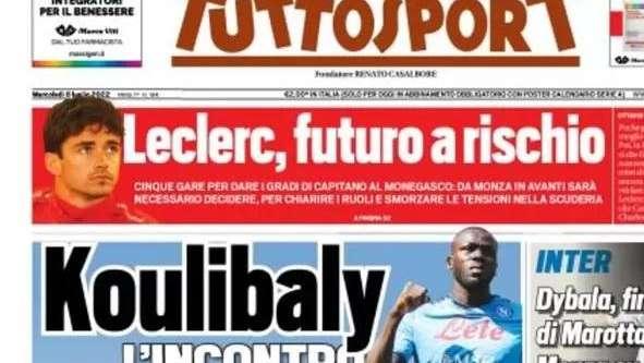 Prima pagina TS - Dybala, finta di Marotta. Monza su Dzeko