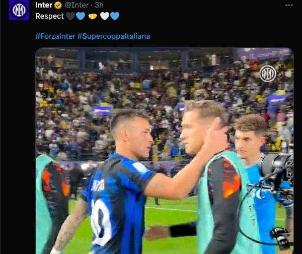VIDEO - La sportività di Lautaro: complimenti agli avversari dopo Napoli-Inter. E abbraccio con Zielinski 