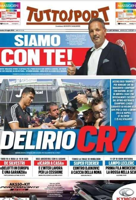 Prima TS - Icardi a casa