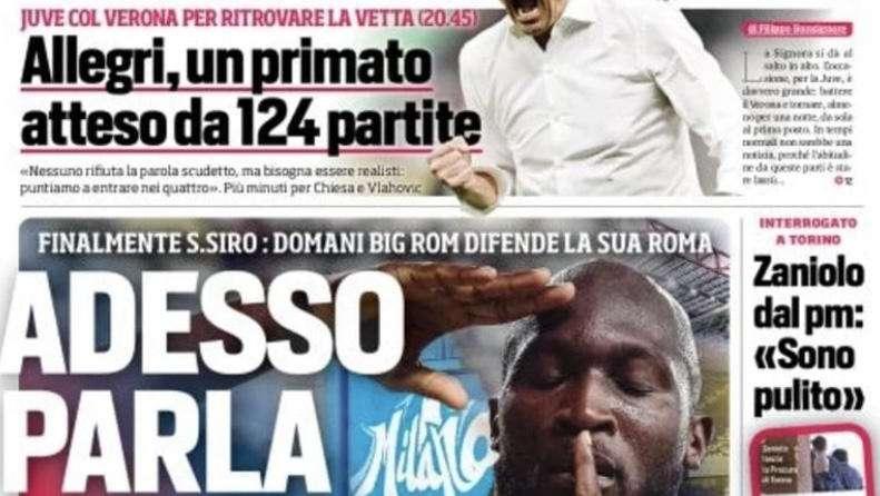 Prima CdS - Adesso parla Lukaku: Big Rom difende la sua Roma 