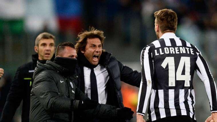 Llorente salva la Juve in dieci: all'Olimpico è 1-1 