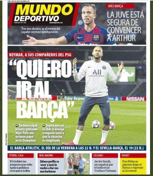 Prima MD - Neymar ai compagni: "Voglio tornare al Barcellona". Si complica l'affare Lautaro?