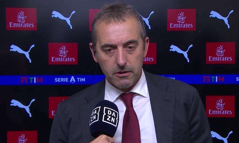 Giampaolo: "L'Inter ha qualcosa in più come esperienza. Dopo l'1-0 ci siamo disuniti"
